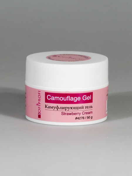 Камуфлирующий гель для наращивания ногтей Strawberry cream Sofiprofi Camouflage Gel, 50 мл